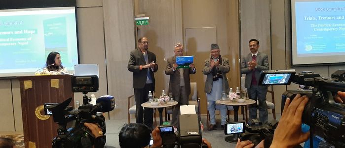 Image result for पूर्व अर्थमन्त्री डा. रामशरण महतको पुस्तक सार्वजनिक